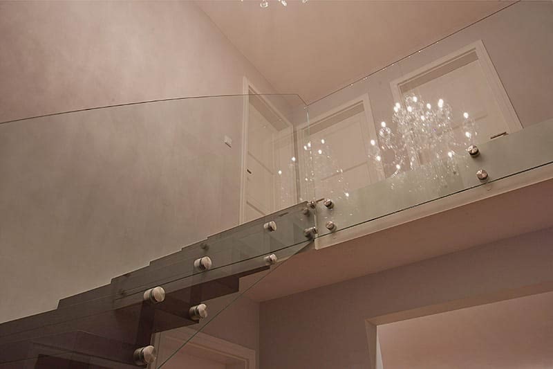Faltwerktreppe mit Glasgeländer 6