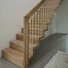gerade faltwerktreppe