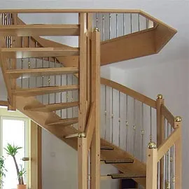 holztreppe buche edelstahl 26