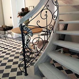 treppe schmiedeeisengelaender 48
